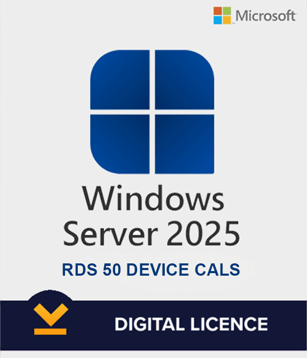 Microsoft Windows server 2025 RDS 50 device cals
