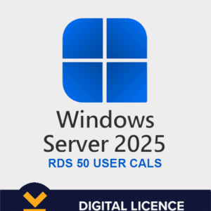 Microsoft Windows server 2025 RDS 50 user cals